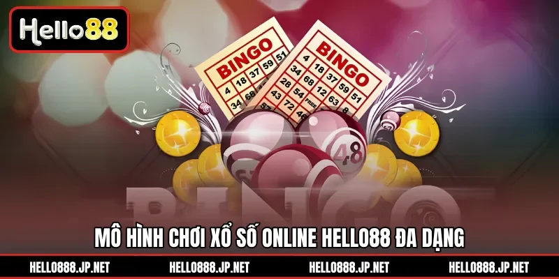Mô hình chơi xổ số online HELLO88 đa dạng 